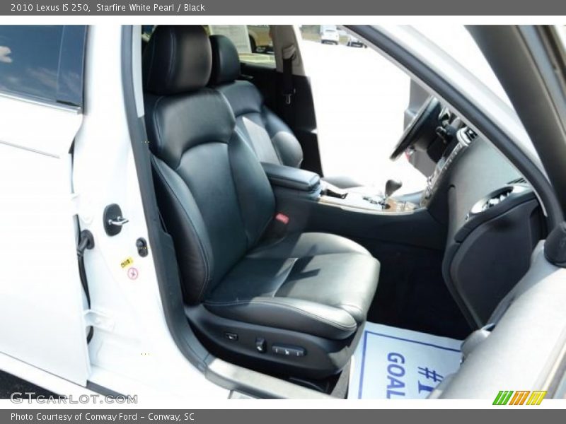 Starfire White Pearl / Black 2010 Lexus IS 250