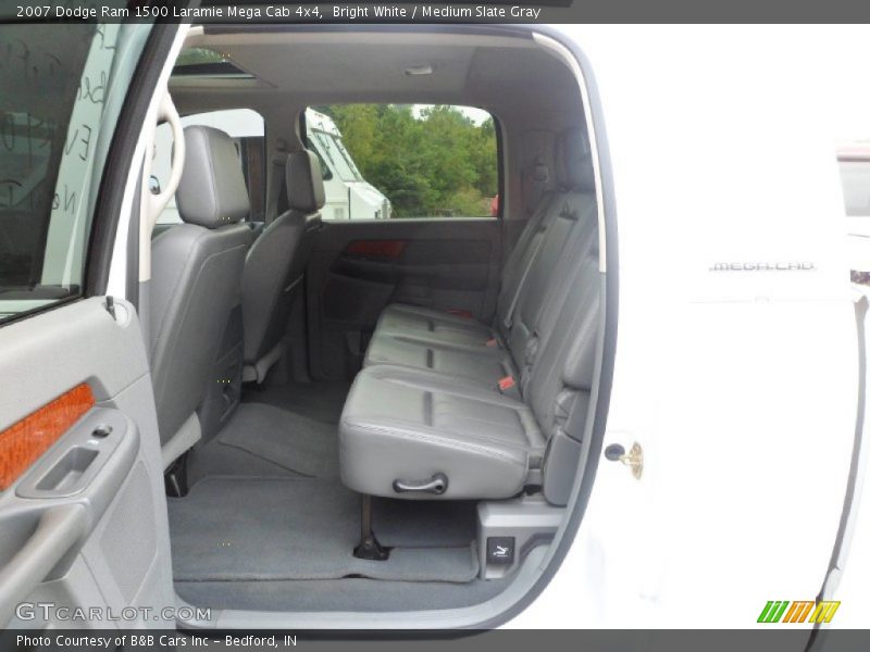 Bright White / Medium Slate Gray 2007 Dodge Ram 1500 Laramie Mega Cab 4x4