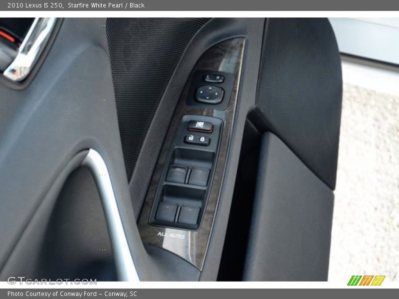 Starfire White Pearl / Black 2010 Lexus IS 250