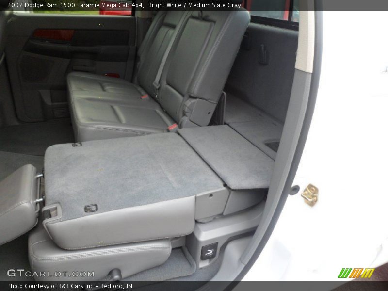 Bright White / Medium Slate Gray 2007 Dodge Ram 1500 Laramie Mega Cab 4x4