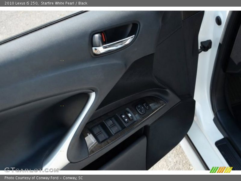 Starfire White Pearl / Black 2010 Lexus IS 250