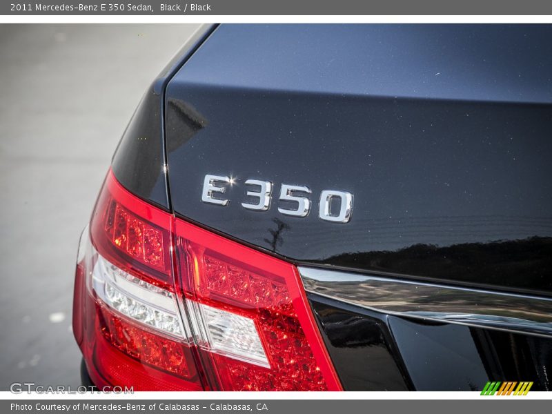 Black / Black 2011 Mercedes-Benz E 350 Sedan
