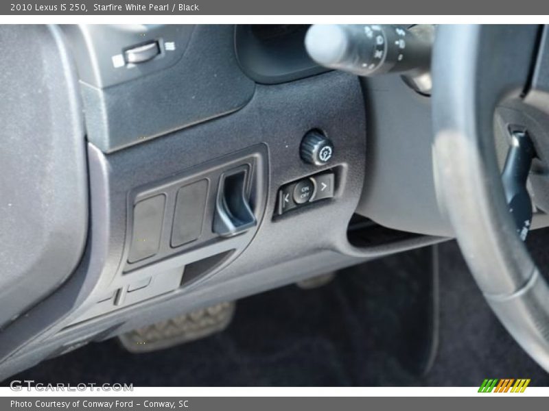 Starfire White Pearl / Black 2010 Lexus IS 250