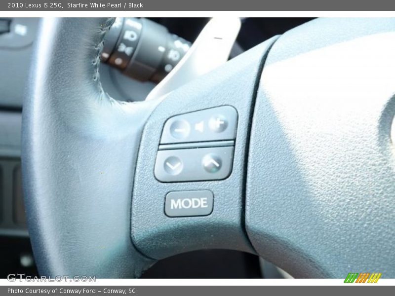 Starfire White Pearl / Black 2010 Lexus IS 250