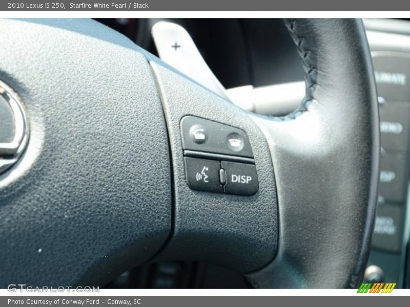 Starfire White Pearl / Black 2010 Lexus IS 250