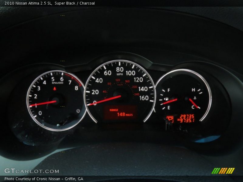 Super Black / Charcoal 2010 Nissan Altima 2.5 SL