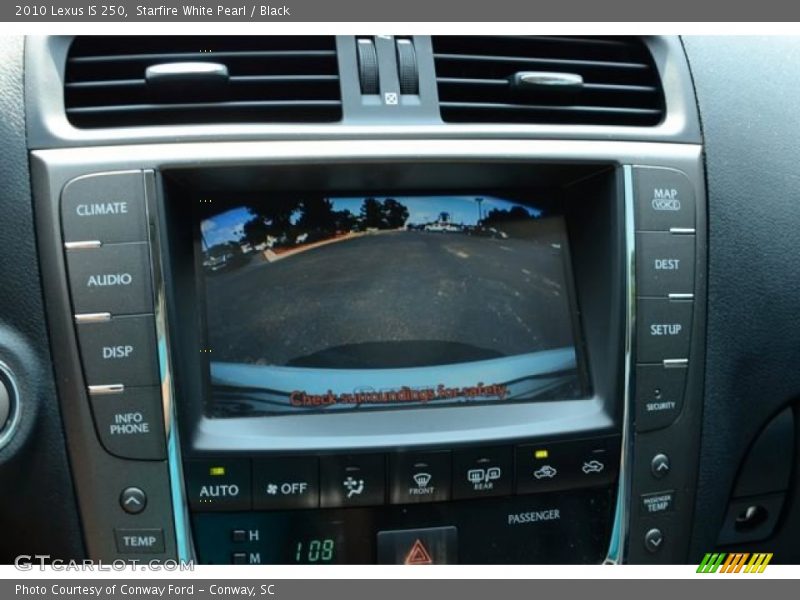 Starfire White Pearl / Black 2010 Lexus IS 250