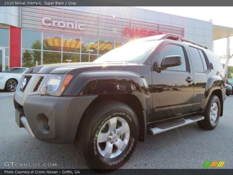 Super Black / Gray 2010 Nissan Xterra X