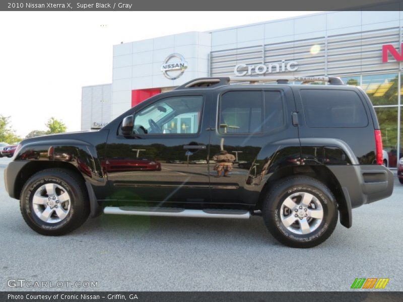 Super Black / Gray 2010 Nissan Xterra X