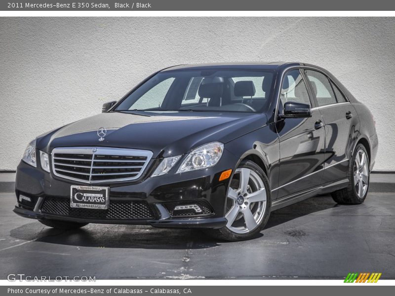 Black / Black 2011 Mercedes-Benz E 350 Sedan