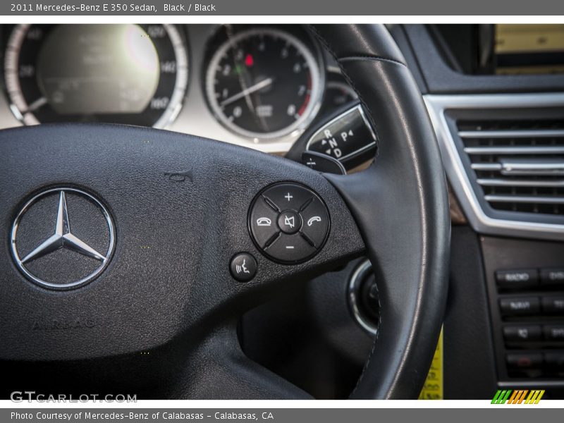 Black / Black 2011 Mercedes-Benz E 350 Sedan
