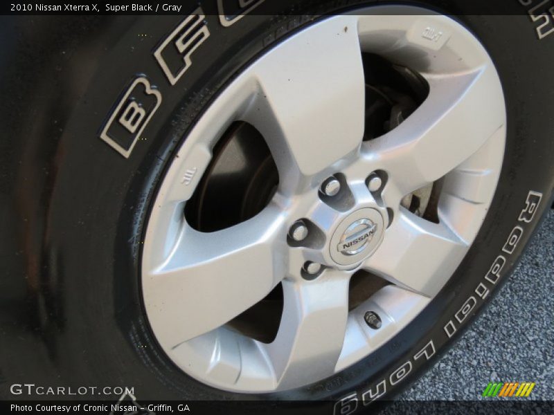 Super Black / Gray 2010 Nissan Xterra X