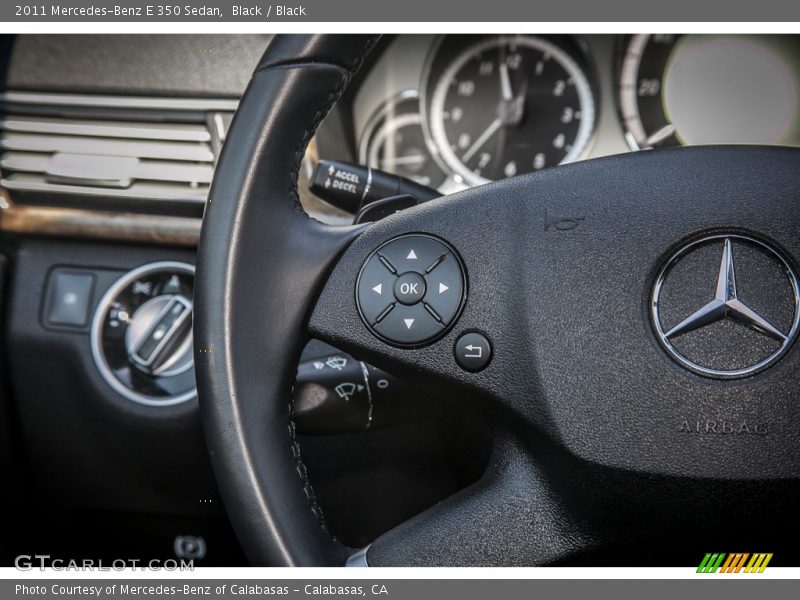 Black / Black 2011 Mercedes-Benz E 350 Sedan