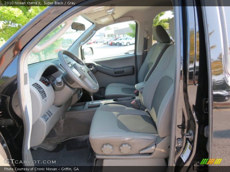 Super Black / Gray 2010 Nissan Xterra X