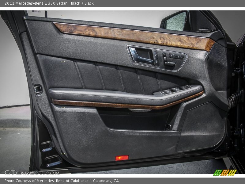 Black / Black 2011 Mercedes-Benz E 350 Sedan