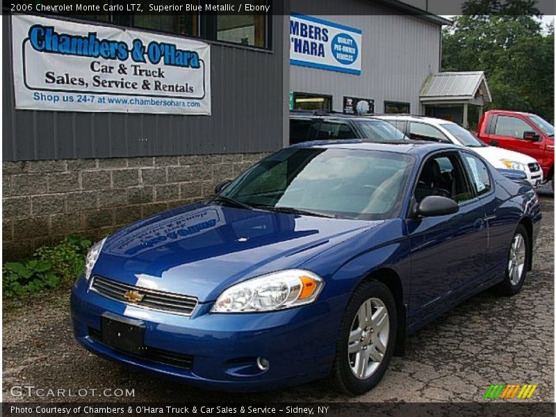 Superior Blue Metallic / Ebony 2006 Chevrolet Monte Carlo LTZ