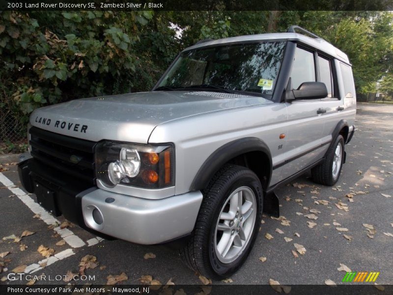 Zambezi Silver / Black 2003 Land Rover Discovery SE