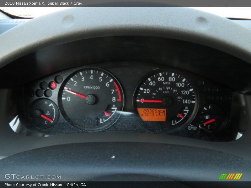 Super Black / Gray 2010 Nissan Xterra X