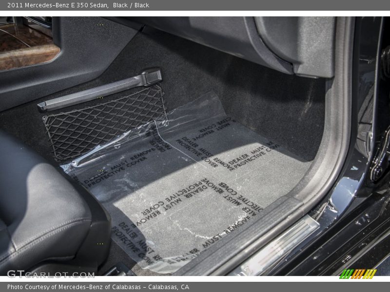 Black / Black 2011 Mercedes-Benz E 350 Sedan