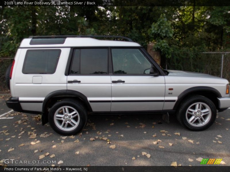 Zambezi Silver / Black 2003 Land Rover Discovery SE