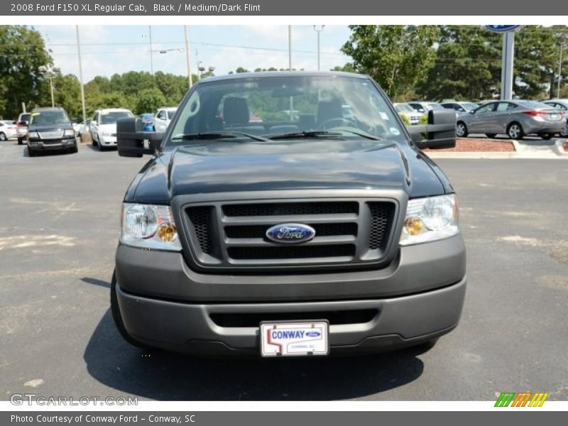 Black / Medium/Dark Flint 2008 Ford F150 XL Regular Cab