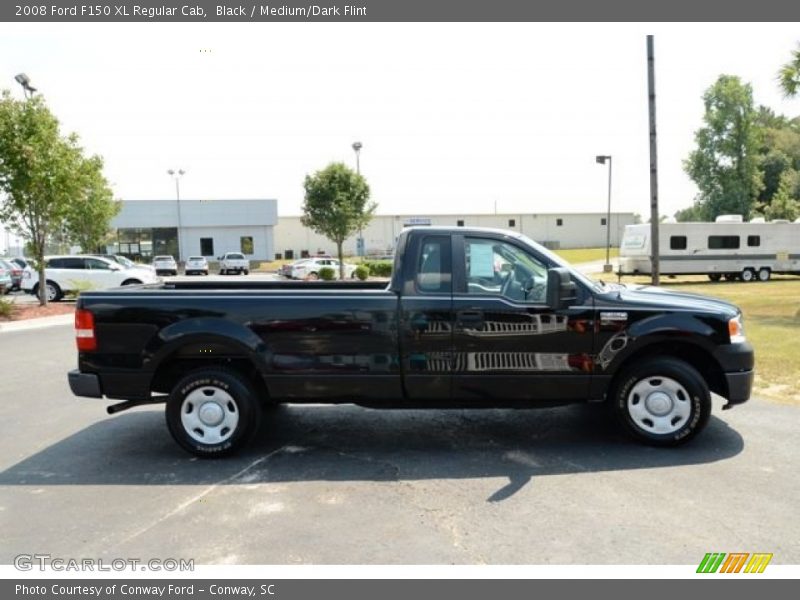 Black / Medium/Dark Flint 2008 Ford F150 XL Regular Cab
