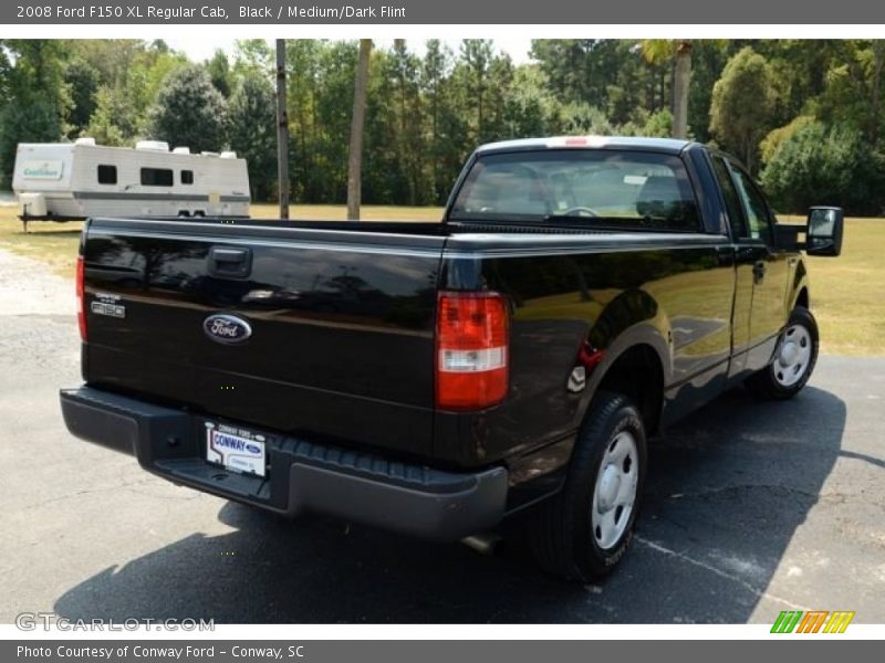 Black / Medium/Dark Flint 2008 Ford F150 XL Regular Cab