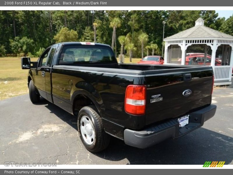 Black / Medium/Dark Flint 2008 Ford F150 XL Regular Cab