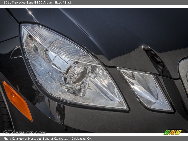 Black / Black 2011 Mercedes-Benz E 350 Sedan