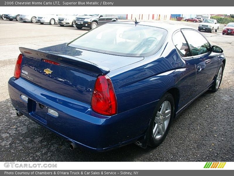 Superior Blue Metallic / Ebony 2006 Chevrolet Monte Carlo LTZ