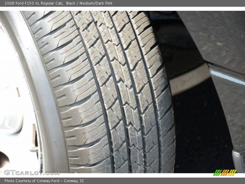 Black / Medium/Dark Flint 2008 Ford F150 XL Regular Cab