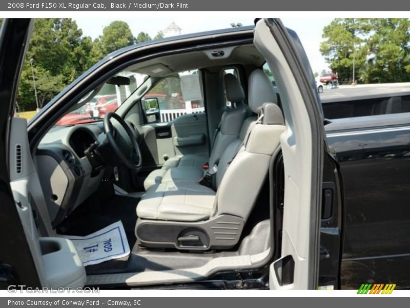 Black / Medium/Dark Flint 2008 Ford F150 XL Regular Cab