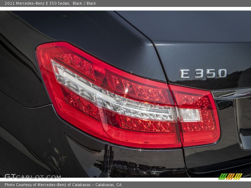 Black / Black 2011 Mercedes-Benz E 350 Sedan