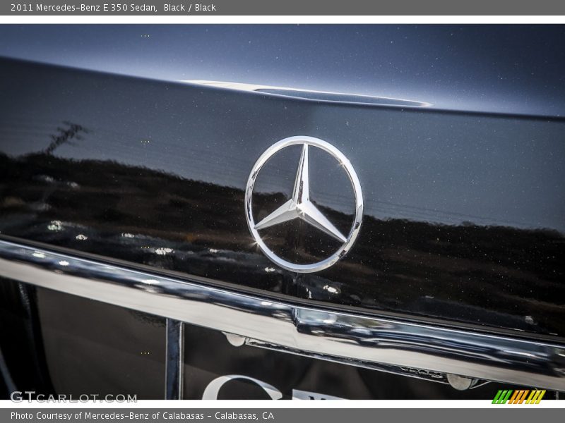 Black / Black 2011 Mercedes-Benz E 350 Sedan