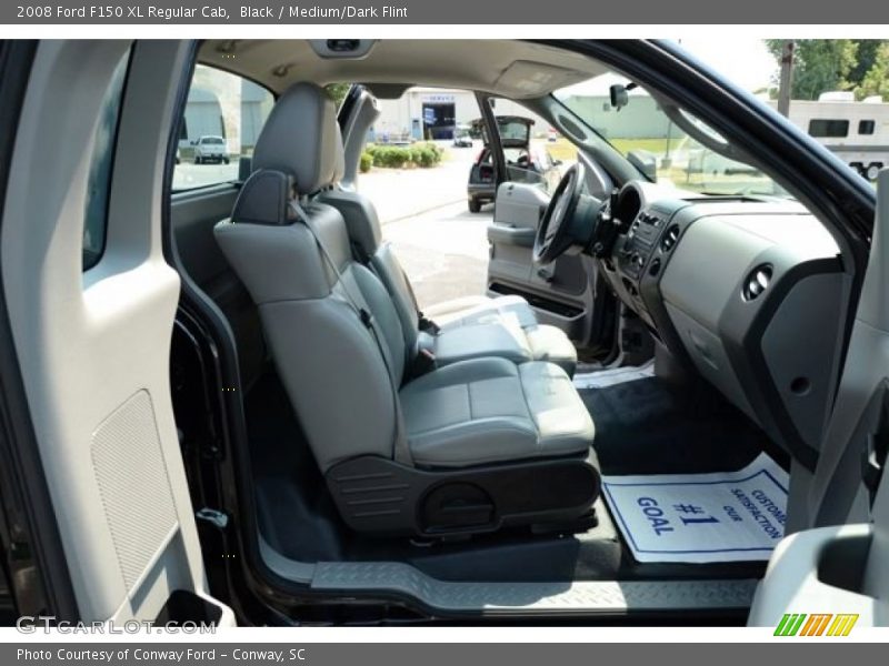 Black / Medium/Dark Flint 2008 Ford F150 XL Regular Cab