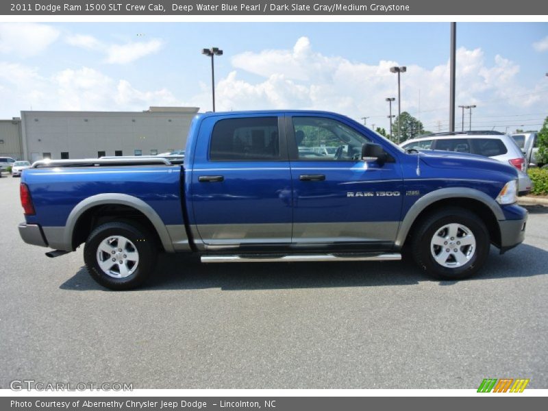 Deep Water Blue Pearl / Dark Slate Gray/Medium Graystone 2011 Dodge Ram 1500 SLT Crew Cab