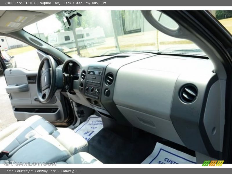 Black / Medium/Dark Flint 2008 Ford F150 XL Regular Cab