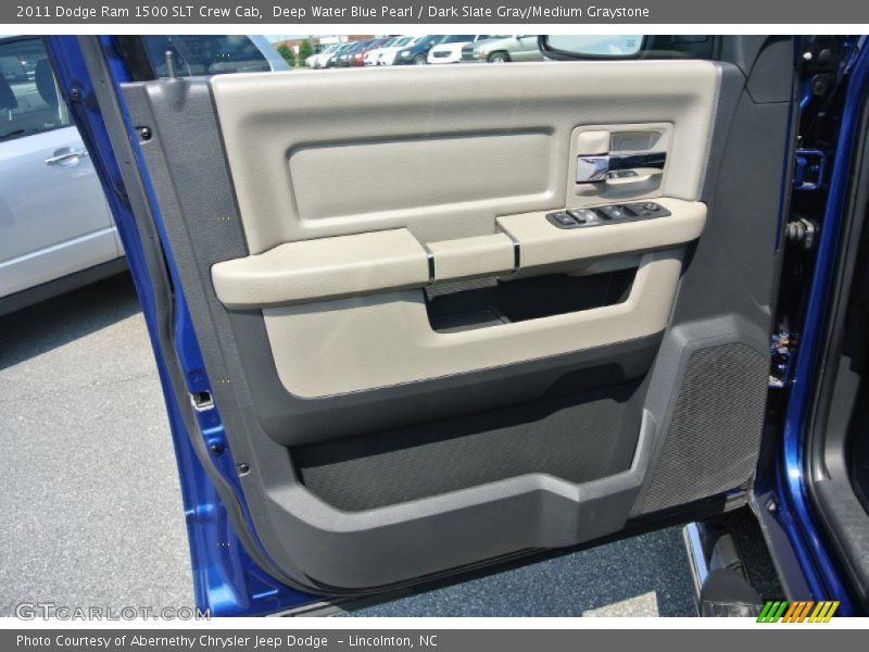 Deep Water Blue Pearl / Dark Slate Gray/Medium Graystone 2011 Dodge Ram 1500 SLT Crew Cab