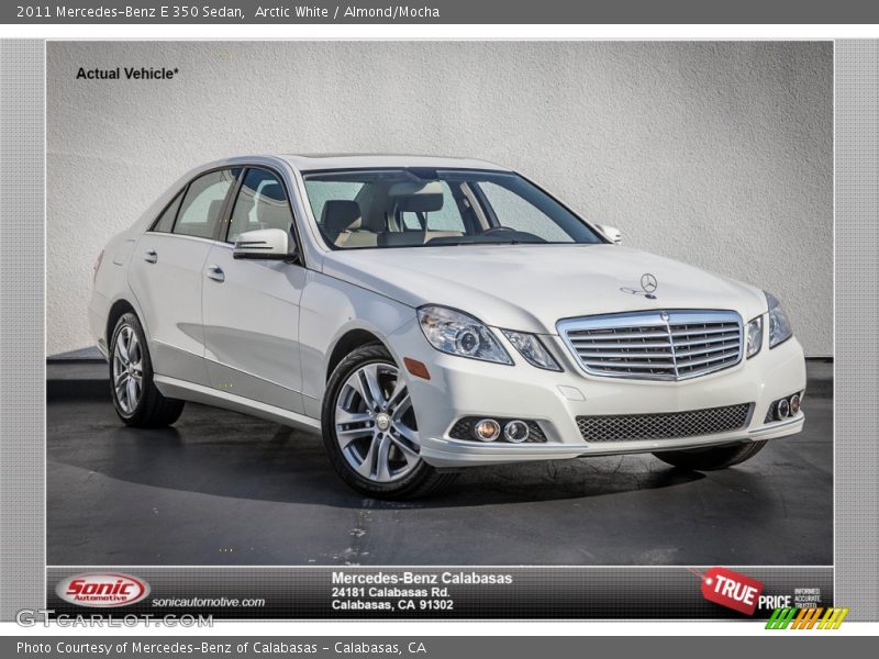 Arctic White / Almond/Mocha 2011 Mercedes-Benz E 350 Sedan