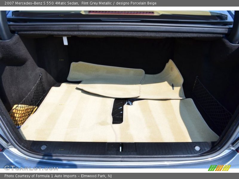 Flint Grey Metallic / designo Porcelain Beige 2007 Mercedes-Benz S 550 4Matic Sedan