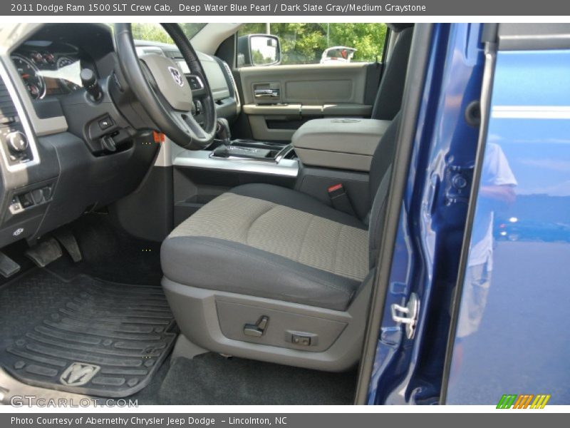 Deep Water Blue Pearl / Dark Slate Gray/Medium Graystone 2011 Dodge Ram 1500 SLT Crew Cab