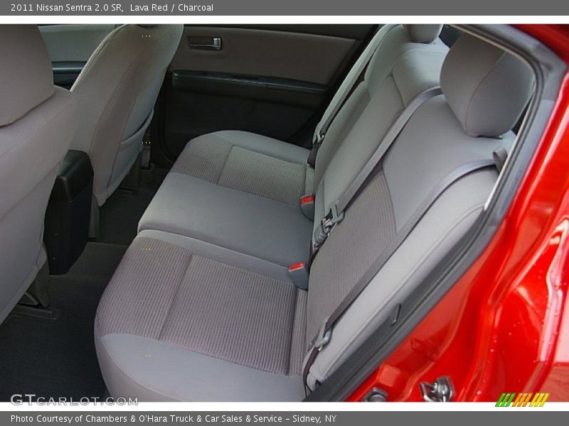 Lava Red / Charcoal 2011 Nissan Sentra 2.0 SR