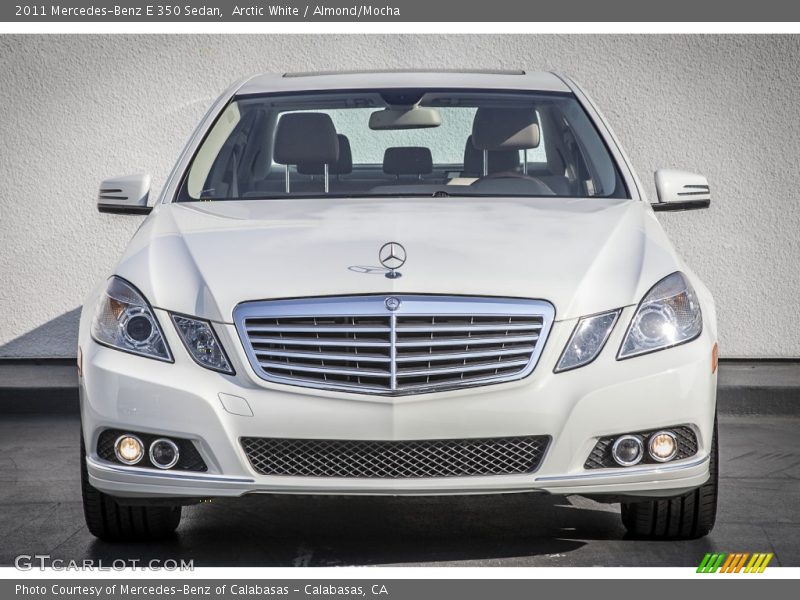 Arctic White / Almond/Mocha 2011 Mercedes-Benz E 350 Sedan