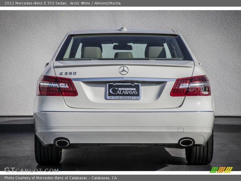 Arctic White / Almond/Mocha 2011 Mercedes-Benz E 350 Sedan