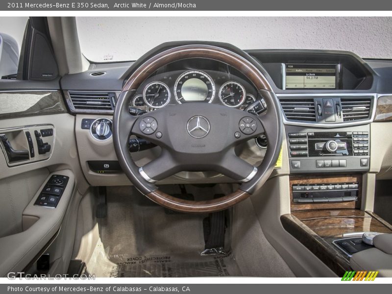 Arctic White / Almond/Mocha 2011 Mercedes-Benz E 350 Sedan