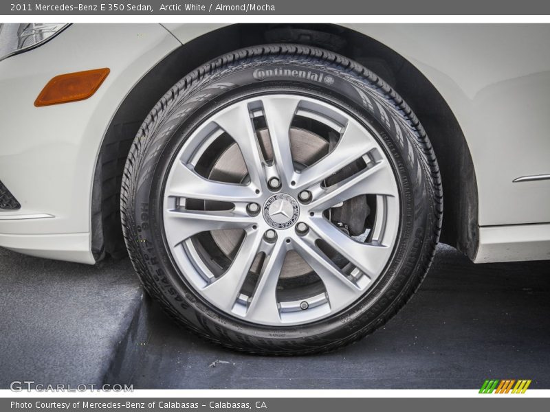 Arctic White / Almond/Mocha 2011 Mercedes-Benz E 350 Sedan