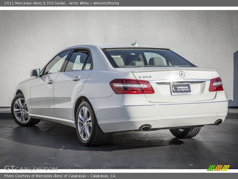 Arctic White / Almond/Mocha 2011 Mercedes-Benz E 350 Sedan