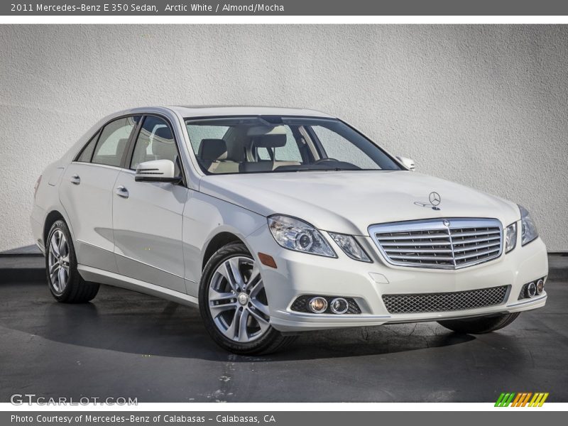 Arctic White / Almond/Mocha 2011 Mercedes-Benz E 350 Sedan