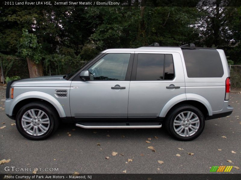 Zermatt Silver Metallic / Ebony/Ebony 2011 Land Rover LR4 HSE
