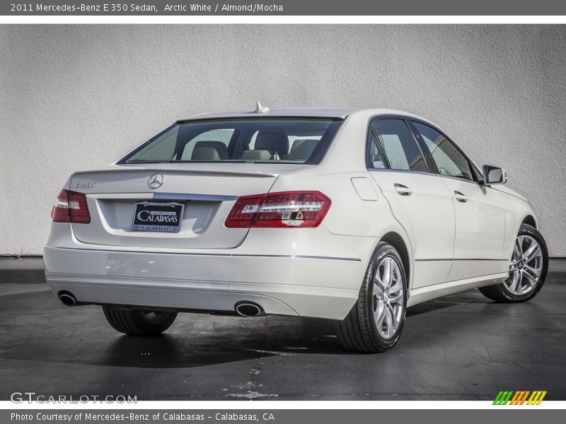 Arctic White / Almond/Mocha 2011 Mercedes-Benz E 350 Sedan